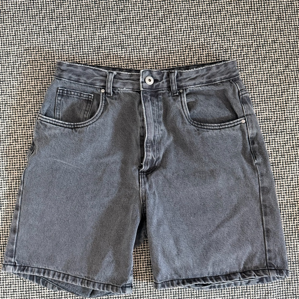 Cotton On Women's Washed Black Denim Shorts